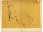 Diseño map of Rancho  Bolsa del Potrero y Moro Cojo or Canada de la Sagrada Familia, GLO No. 254, Monterey County, California