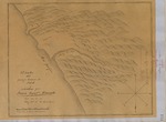 Diseño map of Rancho El Sur, GLO No. 288, Monterey County, California