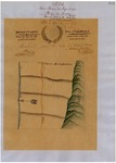 Diseño map of Rancho Paraje de Sanchez, GLO No. 292, Monterey County, California