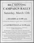 Bill Monning Campaign Rally Flyer