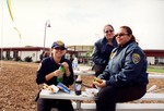Student Community Service Officers Eating Lunch