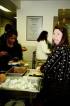 Terri Cepeda and Students at Dining Commons