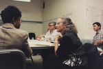 Dorothy Lloyd and Christine Sleeter at Planning Meeting