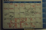 August 1995 Whiteboard Calendar