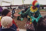 Clown Entertaining Crowd at Kelp Kraze Day