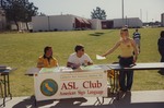 American Sign Language Club Table