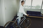 Student With Bike