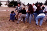 Students Playing Tug of War