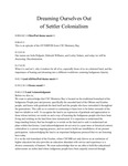 [2024 Winner] Dreaming Ourselves Out of Settler Colonialism by Lesley Solano-Alonso, Deborah Williams, and Isela Delgado