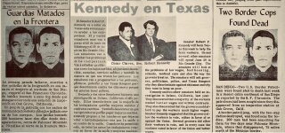 Robert F. Kennedy in Texas & Two Border cops Officers Killed: Robert F. Kennedy en Texas y Dos Oficiales del Portal Fronterizo Asesinados