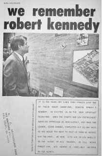 We remember Robert Kennedy: Recordando a Robert Kennedy