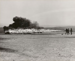 Photograph of Soldiers Using a Flamethrower
