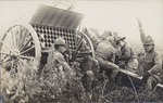 Photographic Postcard of Soldiers in the Field at Camp Gigling, CA by Edmond Wilkie