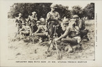 Infantry Men with New .81mm Stokes Trench Mortar