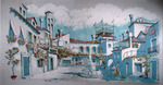 Photograph of Interior Mural in Bldg. 2352 by Dennis Sun