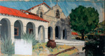 Photograph of Interior Mural in Bldg. 1677 by Dennis Sun