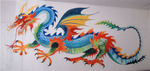 Photograph of Interior Mural in Bldg. 4438 by Dennis Sun