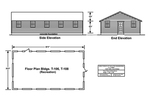 Recreation Bldgs. T-106, T-108 East Garrison Schematic by U.S. Army, Directorate of Engineering and Housing