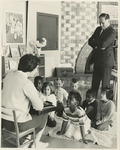 Fred Farr Observing a Class in Session in Seaside, California