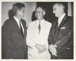 Fred Farr with John F. Kennedy and Lyndon B. Johnson