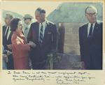 Fred Farr Shaking Hands with Lady Bird Johnson at the State Scenic Highway Dedication Ceremony, 1966