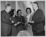 Fred Farr with Assemblyman Alan Pattee and Members of the Monterey Peninsula League of Women Voters