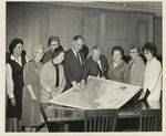 Fred Farr with Assemblyman Alan Pattee and Representatives of the Salinas League of Women Voters