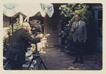 Fred Farr Being Filmed Outside His Home