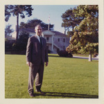 Fred Farr in Front of Colton Hall