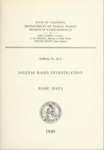 1949 Salinas Basin Investigation, Basic Data Used in Bulletins 52, 52-A and 52-B