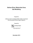 2015, November - Salinas River Salt Modeling Report , Tetra Tech for California Central Coast Regional Water Quality Control Board and US Environmental Protection Agency, Region IX