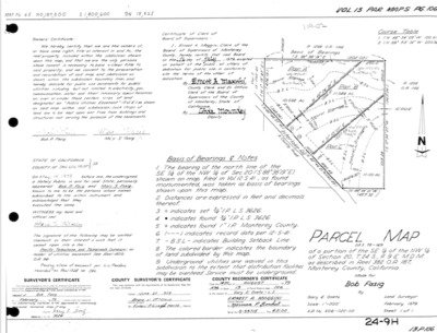 Book No 424 T24S R09E MDM Monterey County Assessor Parcel Map Fo   Preview 