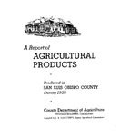 1958, San Luis Obispo Crop Report.