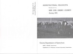 1972, San Luis Obispo Crop Report.