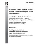 2011 - California GAMA Special Study - Nitrate Fate and Transport in Salinas Valley - Final Report