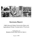 1995 Monterey County Water Resources Agency Groundwater Extraction Summary Report