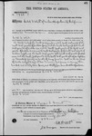 001995, US Land Patent, T26S, R14E, Caleb E. White, May 10, 1870, and BLM Land Patent Detail Sheet