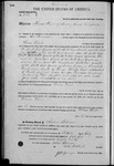 000288, US Land Patent, T27S, R13E, Thomas Flint, July 1, 1865, and BLM Land Patent Detail Sheet