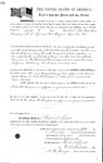 096768, US Land Patent, T28S, R17E, John D. Thompson, John Willis, Nov. 5, 1862, and BLM Land Patent Detail Sheet