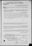 002534, US Land Patent, T30S, R12E, Santiago Brizzolara, Sept. 10, 1870, and BLM Land Patent Detail Sheet