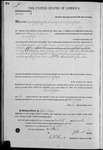 003142, US Land Patent, T32S, R12E, Girard Jasper, Nov. 20, 1871, and BLM Land Patent Detail Sheet