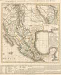 1824 - German Map of Mexico with new listing of Mexican states