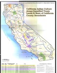 2013 - California Indian Culture Areas, Unratified Treaty Lands and State of California County Boundaries