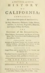 1759 - A natural and civil history of California, Volume I