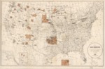 1888 - Map showing the location of the Indian reservations within the limits of the United States and territories