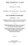 1880, The Existing Laws of the United States relating to the Survey and Disposition of the Public Domain
