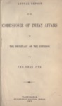 1872 - Report of the Commissioner of Indian Affairs for 1872