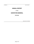 1856 January 12 - Brewster Annual Report Surveyor General’s Report to Governor of California