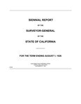 1926 August 1 - Kingsbury Biennial Report with 1925-26 Land Title Law, Surveyor General's Report to Governor of California
