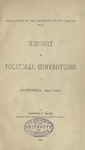 1893 - History of Political Conventions in California, 1849-1892, Winfield J. Davis